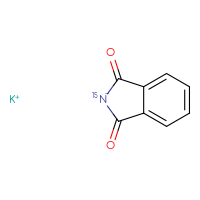 Chemical structure of potassium 1,3-dioxo-2,3-dihydro(2-¹⁵N)-1H-isoindol-2-ide - CSSB00000059703