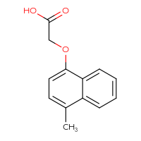 Chemical structure of 2-[(4-methylnaphthalen-1-yl)oxy]acetic acid - CSSB00103022980