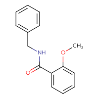 Chemical structure of N-benzyl-2-methoxybenzamide - CSSB00000153131