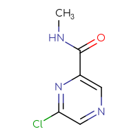 Chemical structure of 6-chloro-N-methylpyrazine-2-carboxamide - CSSB00013022845