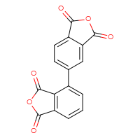 Chemical structure of 5-(1,3-dioxo-1,3-dihydro-2-benzofuran-4-yl)-1,3-dihydro-2-benzofuran-1,3-dione - CSSB00015321534