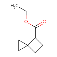 Chemical structure of ethyl spiro[2.3]hexane-4-carboxylate - CSSB00053838049
