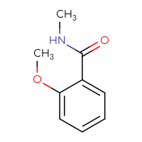 Chemical structure of 2-methoxy-N-methylbenzamide - CSSB00000159813