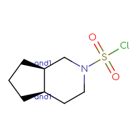 Chemical structure of rac-(4aR,7aR)-octahydro-1H-cyclopenta[c]pyridine-2-sulfonyl chloride - CSSB21291564480