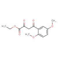 Chemical structure of ethyl 4-(2,5-dimethoxyphenyl)-2,4-dioxobutanoate - CSSB00000522021