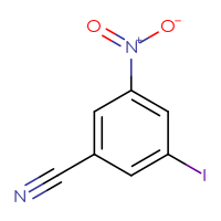 Chemical structure of 3-iodo-5-nitrobenzonitrile - CSSB00009996595
