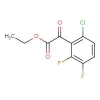 Chemical structure of ethyl 2-(6-chloro-2,3-difluorophenyl)-2-oxoacetate - CSSB00017075664