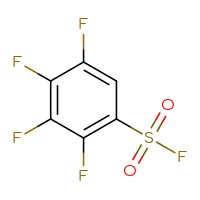 Chemical structure of 2,3,4,5-tetrafluorobenzene-1-sulfonyl fluoride - CSSB00102951238