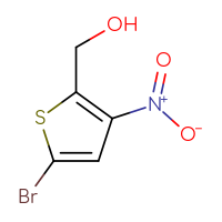 Chemical structure of (5-bromo-3-nitrothiophen-2-yl)methanol - CSSB20451610223