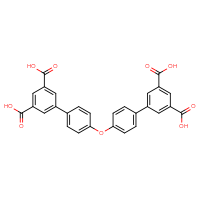 Chemical structure of 4'-{[1,1'-biphenyl]-3',5'-diyloxy}-[1,1'-biphenyl]-3,5-dicarboxylic acid - CSSB06630655409