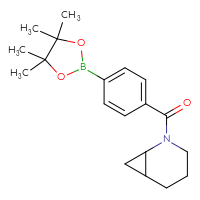 Chemical structure of 2-[4-(4,4,5,5-tetramethyl-1,3,2-dioxaborolan-2-yl)benzoyl]-2-azabicyclo[4.1.0]heptane - CSSB02526923600