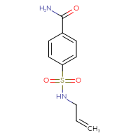 Chemical structure of 4-[(prop-2-en-1-yl)sulfamoyl]benzamide - CSSB00000253511