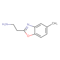 Chemical structure of 2-(5-methyl-1,3-benzoxazol-2-yl)ethan-1-amine - CSSB00011374148