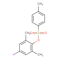 Chemical structure of 4-iodo-2,6-dimethylphenyl 4-methylbenzene-1-sulfonate - CSSB14938574637