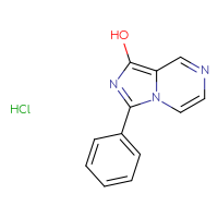 Chemical structure of 3-phenylimidazo[1,5-a]pyrazin-1-ol hydrochloride - CSSB00000735058