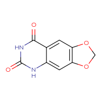 Chemical structure of 2H,5H,6H,7H,8H-[1,3]dioxolo[4,5-g]quinazoline-6,8-dione - CSSB00013037531