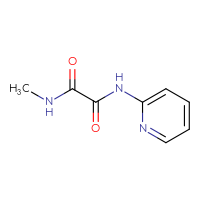 Chemical structure of N-methyl-N'-(pyridin-2-yl)ethanediamide - CSSB00015458761