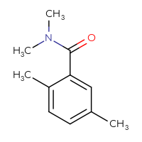 Chemical structure of N,N,2,5-tetramethylbenzamide - CSSB00000159610