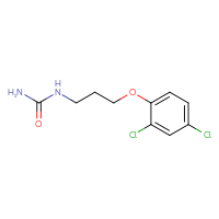 Chemical structure of [3-(2,4-dichlorophenoxy)propyl]urea - CSSB00092714629