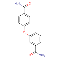 Chemical structure of 4-(3-carbamoylphenoxy)benzamide - CSSB06744555481