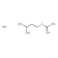 Chemical structure of [(3-methylbutyl)sulfanyl]methanimidamide hydrobromide - CSSB06629247001