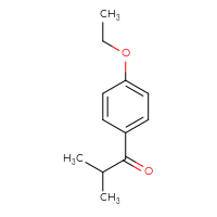 Chemical structure of 1-(4-ethoxyphenyl)-2-methylpropan-1-one - CSSB00011220382