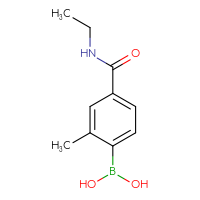 Chemical structure of [4-(ethylcarbamoyl)-2-methylphenyl]boronic acid - CSSB00044463246
