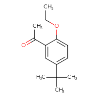 Chemical structure of 1-(5-tert-butyl-2-ethoxyphenyl)ethan-1-one - CSSB00010229669