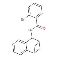 Chemical structure of 2-bromo-N-{tricyclo[7.1.1.0²,⁷]undeca-2,4,6-trien-8-yl}benzamide - CSSB01697751497