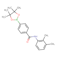 Chemical structure of N-(2,3-dimethylphenyl)-4-(4,4,5,5-tetramethyl-1,3,2-dioxaborolan-2-yl)benzamide - CSSB02541742386