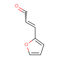 Chemical structure of 3-(furan-2-yl)prop-2-enal - CSSB00015206972