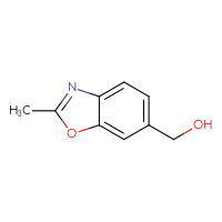 Chemical structure of (2-methyl-1,3-benzoxazol-6-yl)methanol - CSSB00010326561