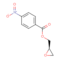Chemical structure of [(2R)-oxiran-2-yl]methyl 4-nitrobenzoate - CSSB00000010750