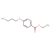 Chemical structure of ethyl 4-butoxybenzoate - CSSB00000170609