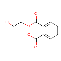 Chemical structure of 2-[(2-hydroxyethoxy)carbonyl]benzoic acid - CSSB00010256146