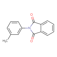 Chemical structure of 2-(3-methylphenyl)-2,3-dihydro-1H-isoindole-1,3-dione - CSSB00000123040