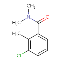 Chemical structure of 3-chloro-N,N,2-trimethylbenzamide - CSSB00014170811