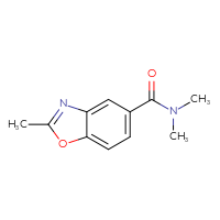 Chemical structure of N,N,2-trimethyl-1,3-benzoxazole-5-carboxamide - CSSB00046227720