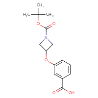 Chemical structure of 3-({1-[(tert-butoxy)carbonyl]azetidin-3-yl}oxy)benzoic acid - CSSB00010080798