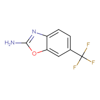 Chemical structure of 6-(trifluoromethyl)-1,3-benzoxazol-2-amine - CSSB00010997059