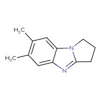 Chemical structure of 10,11-dimethyl-2,7-diazatricyclo[6.4.0.0²,⁶]dodeca-1(12),6,8,10-tetraene - CSSB00000117009