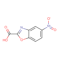 Chemical structure of 5-nitro-1,3-benzoxazole-2-carboxylic acid - CSSB00010239775