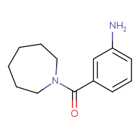 Chemical structure of 3-(azepane-1-carbonyl)aniline - CSSB00000273848