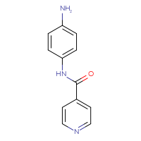 Chemical structure of N-(4-aminophenyl)pyridine-4-carboxamide - CSSB00000287466