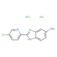 Chemical structure of 2-(5-chloropyridin-2-yl)-1H-1,3-benzodiazol-5-amine dihydrochloride - CSSB00000686425