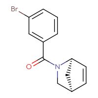Chemical structure of (1R,4S)-2-(3-bromobenzoyl)-2-azabicyclo[2.2.1]hept-5-ene - CSSB20457847746