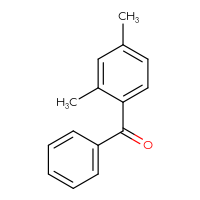 Chemical structure of (2,4-dimethylphenyl)(phenyl)methanone - CSSB00000185008