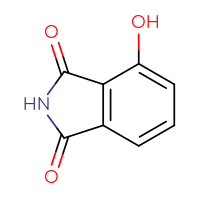 Chemical structure of 4-hydroxy-2,3-dihydro-1H-isoindole-1,3-dione - CSSB00000094448
