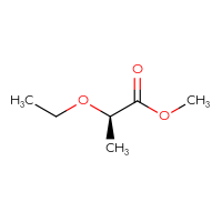 Chemical structure of methyl (2R)-2-ethoxypropanoate - CSSB00013990023