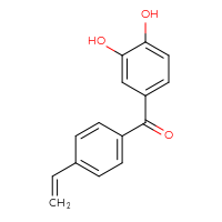 Chemical structure of 4-(4-ethenylbenzoyl)benzene-1,2-diol - CSSB21253047804